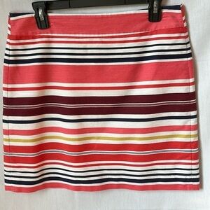 Loft Horizontal Stripe Skirt